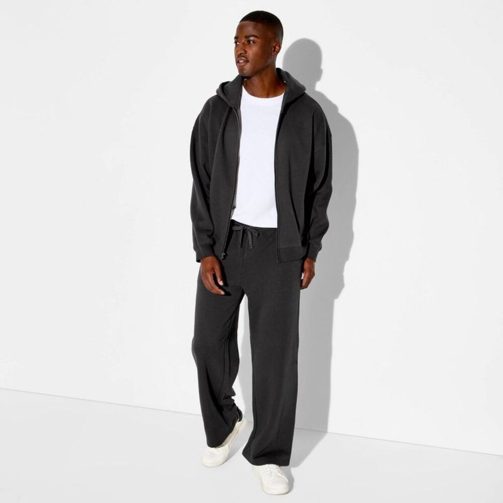 Men's Full Zip Hooded Sweatshirt - Original Use Black XXL